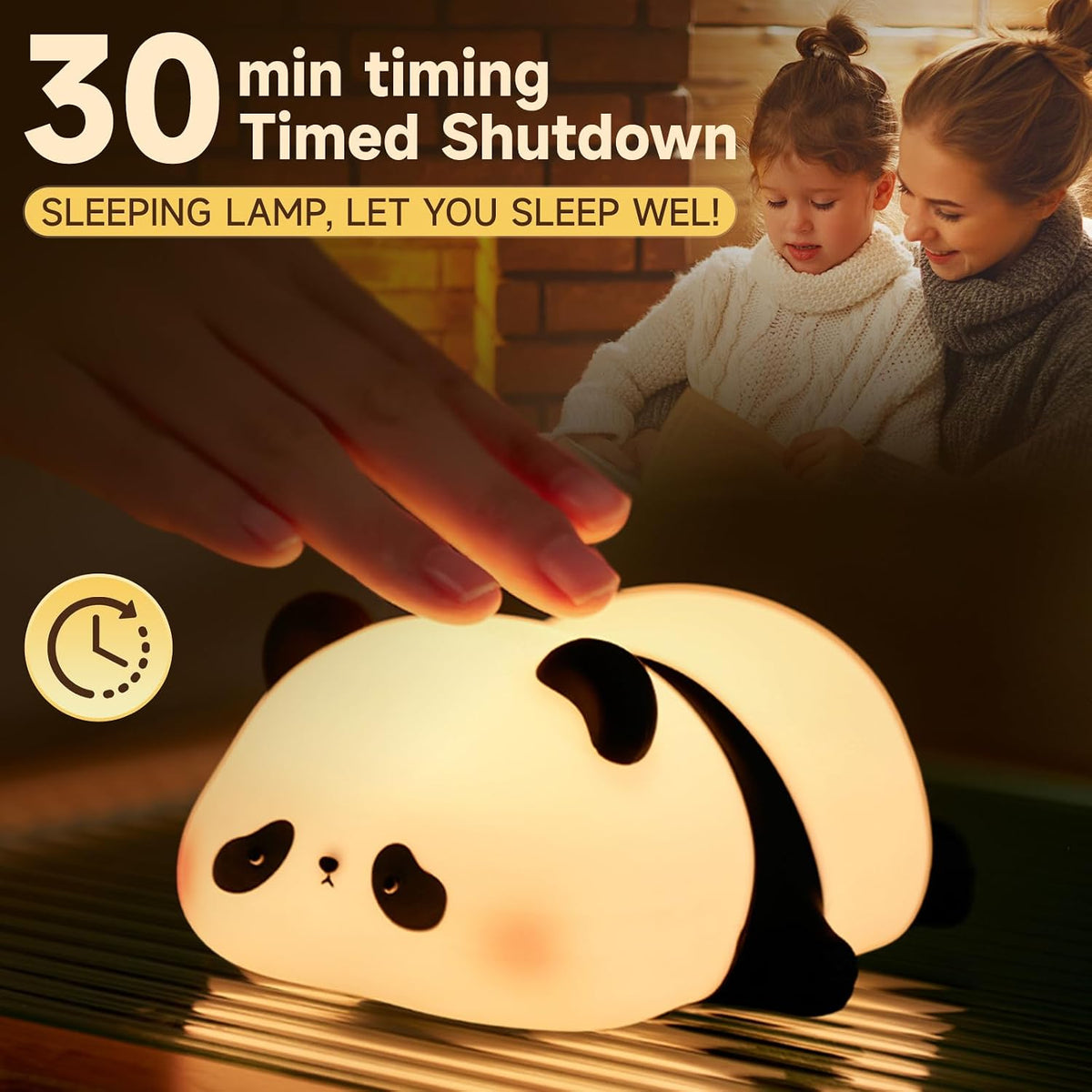 Silicon Cute Panda Night Lamp