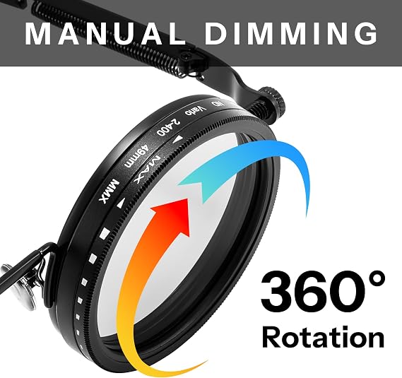 Smart Rotatable Tint ND9 Sunglasses